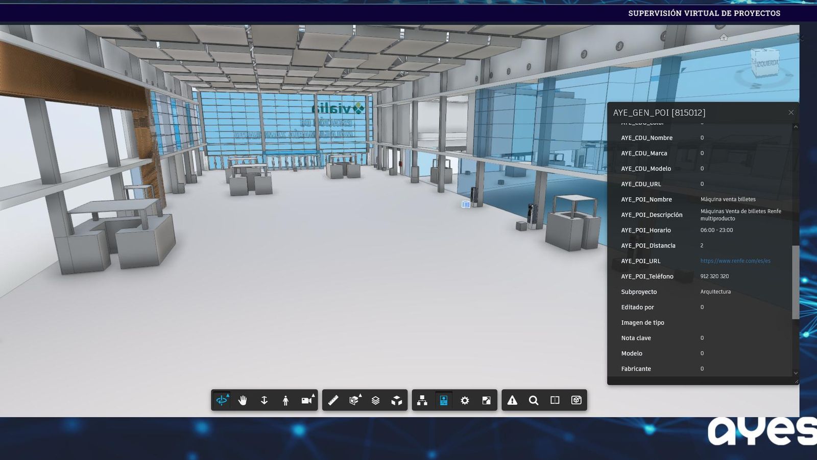 Espacio de la estación