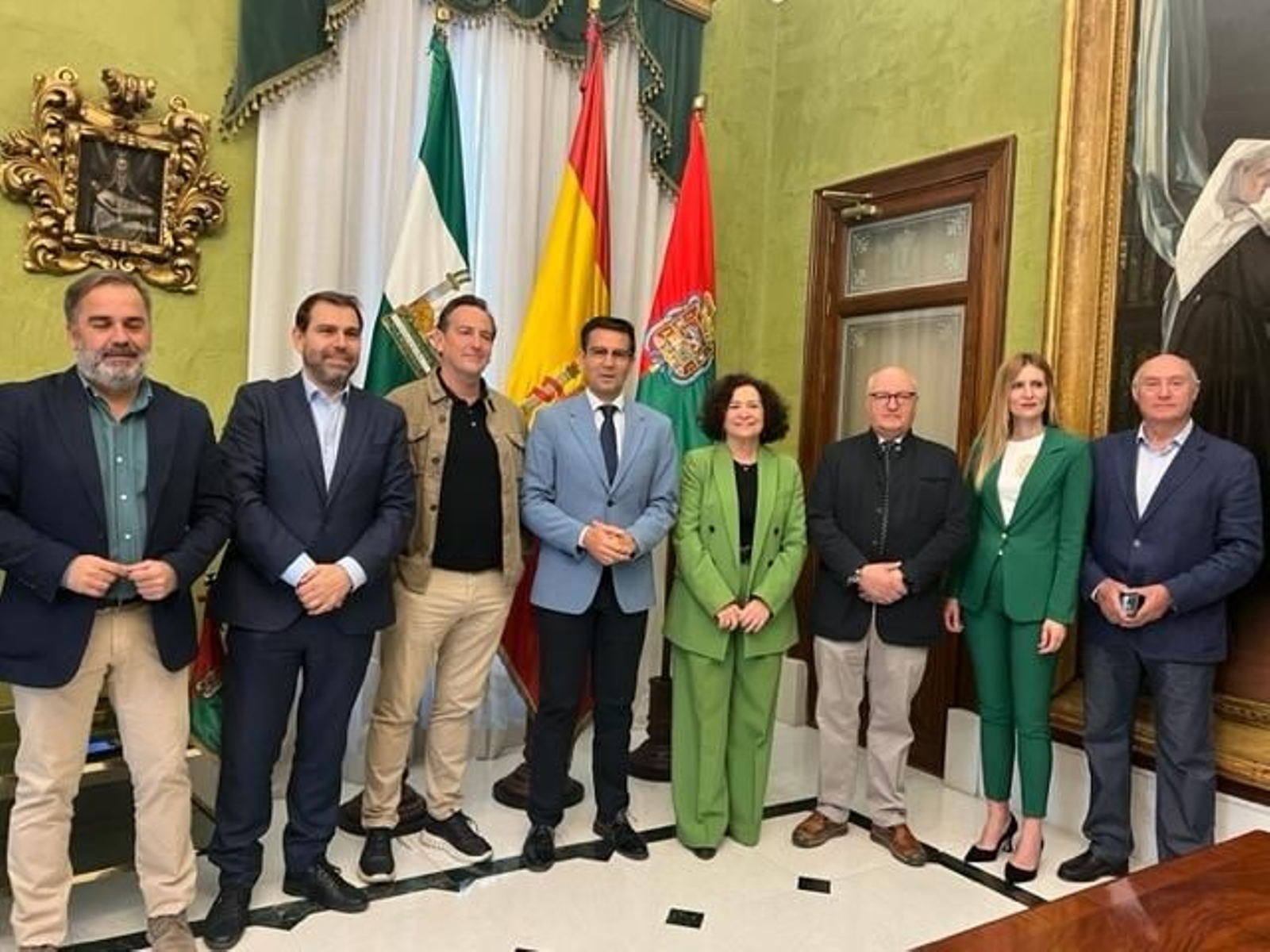 Imagen del acto de adhesión del Ayuntamiento de gRanada a la Cátedra Huella Verde