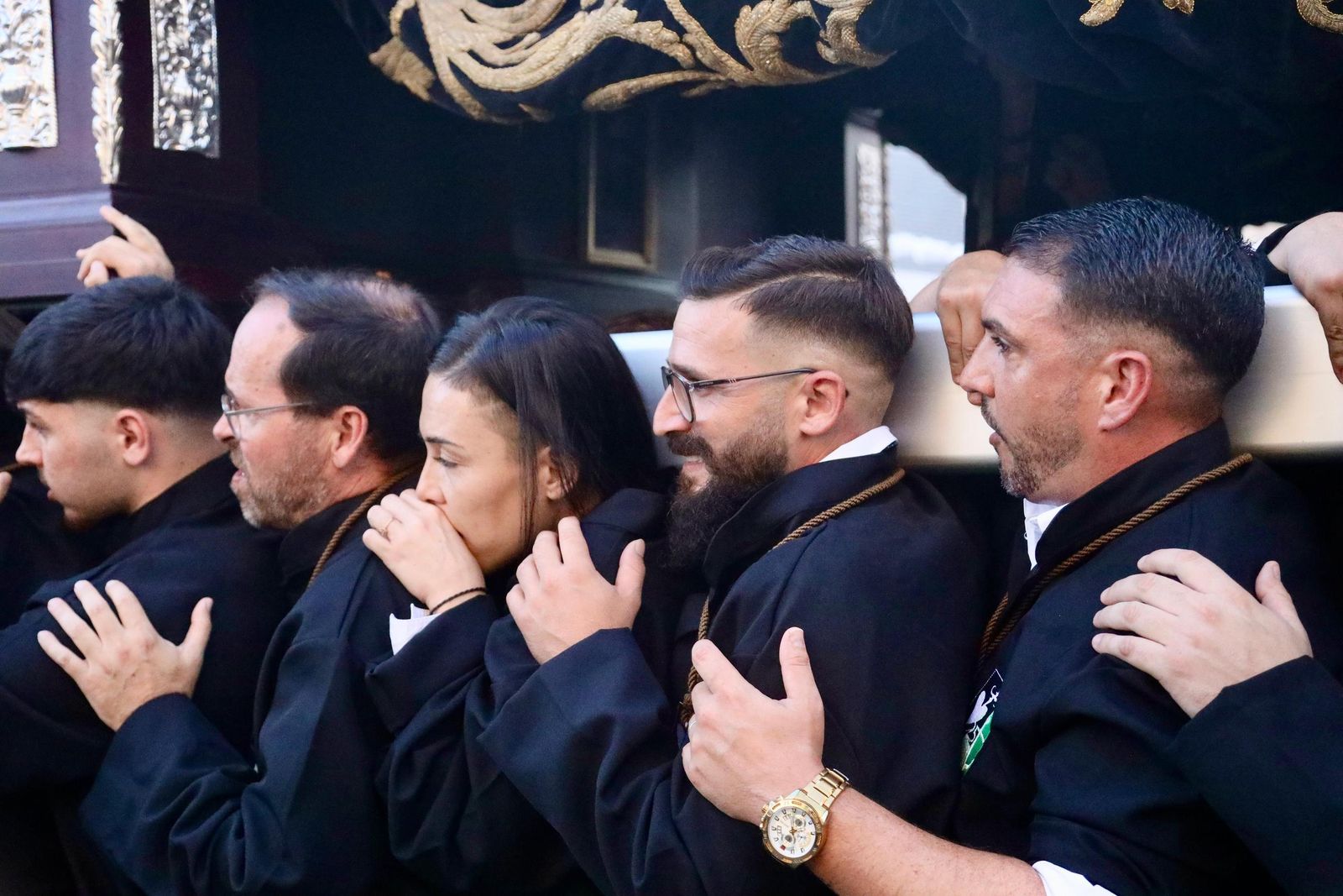 La procesión de la Virgen en Cruz de Humilladero por sus 25 años, en fotos