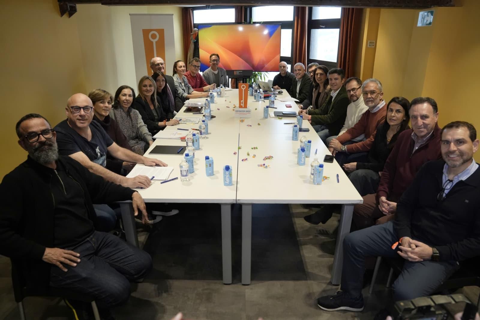 El ensayo de la presentación de la candidatura granadina se llevó a cabo en el Círculo de Bellas Artes, en Madrid.