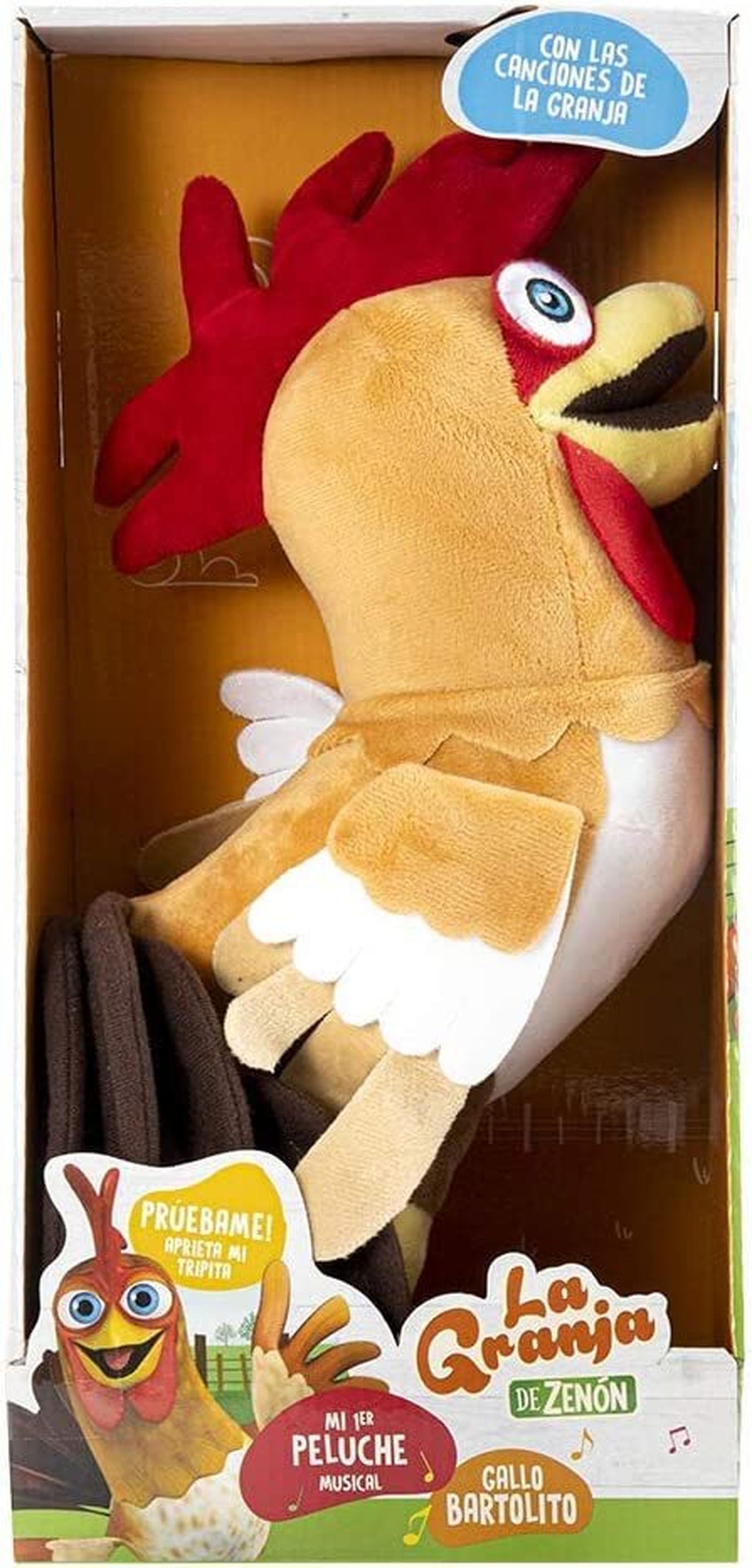 Peluche musical Gallo Bartolito