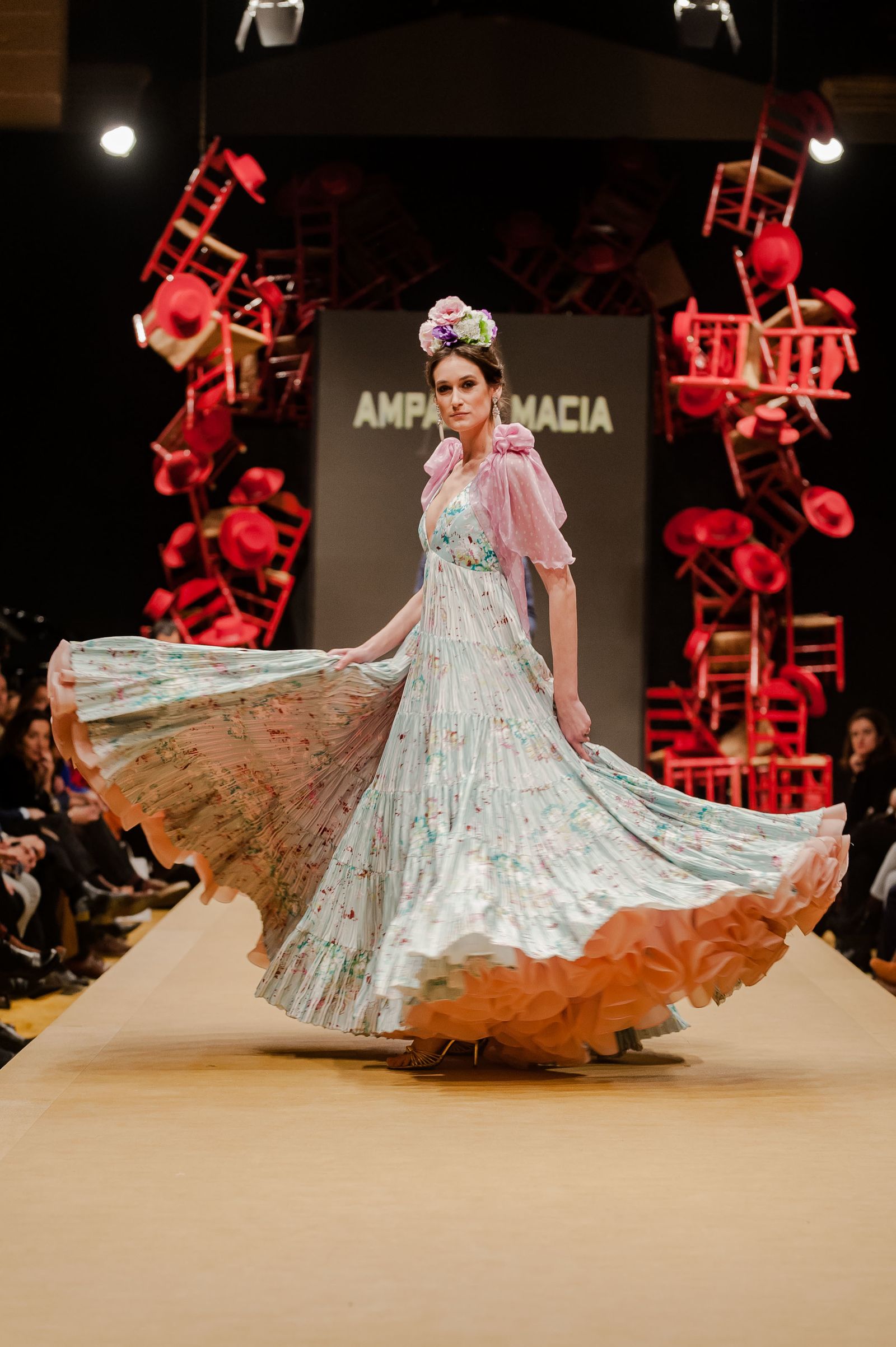 Pasarela Flamenca Jerez 2019: Amparo Maciá, fotos del desfile