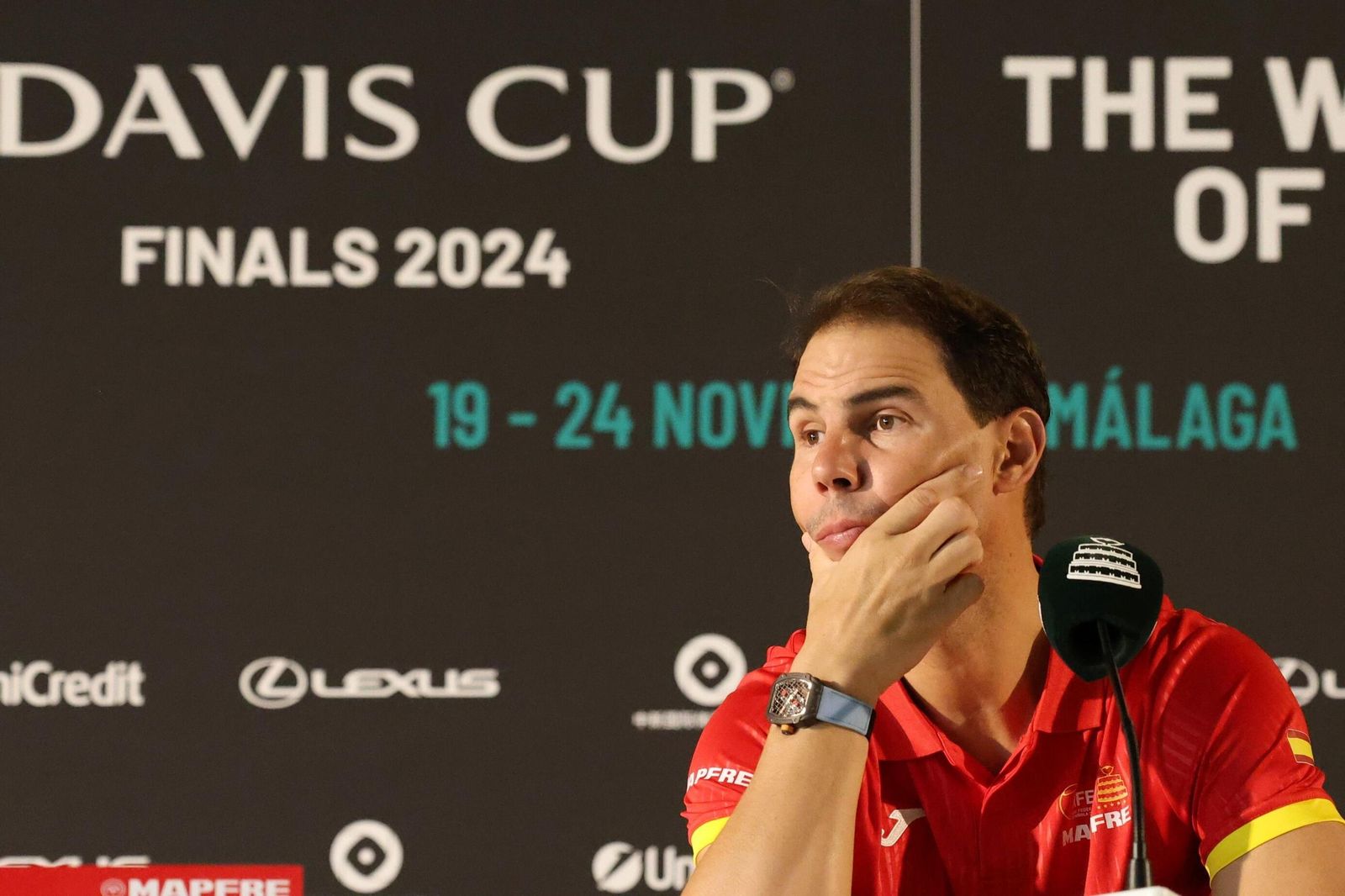 El equipo español en la rueda de prensa de la Copa Davis, en imágenes