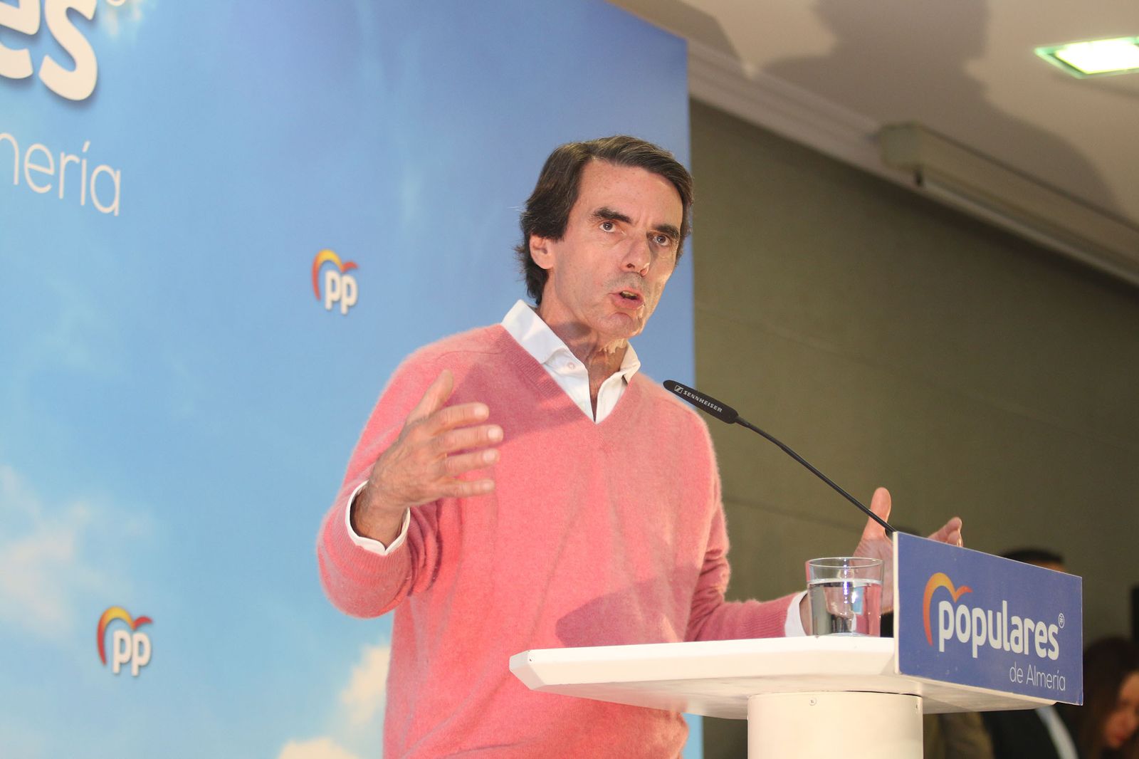 Fotogalería del mitin de José María Aznar
