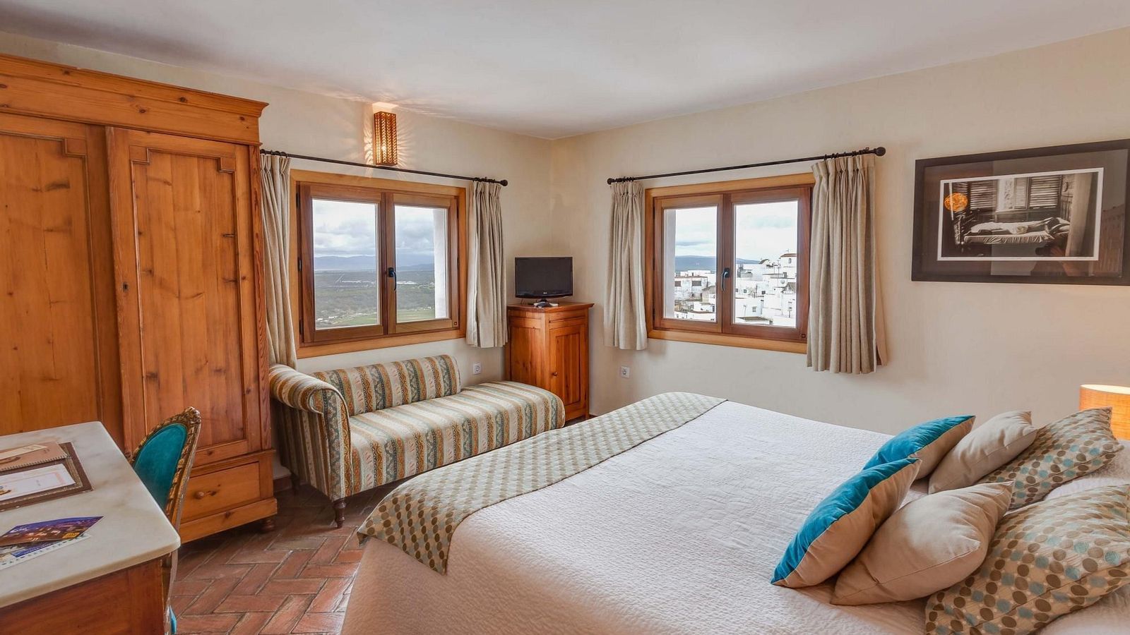 Una de las habitaciones del alojamiento.