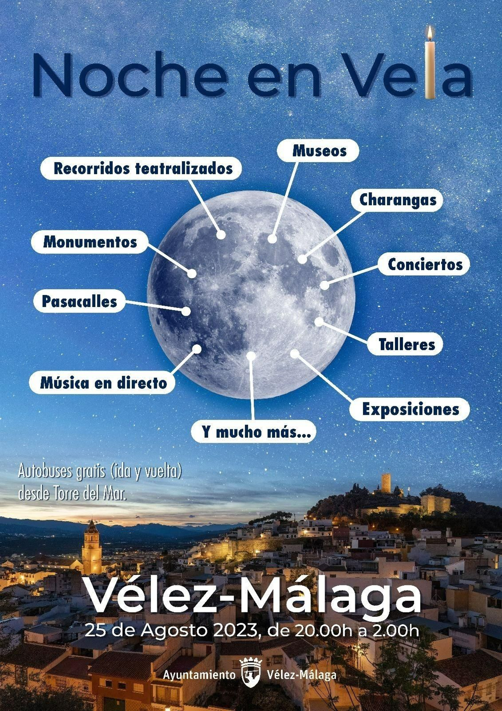 Cartel de la Noche en Vela 2023