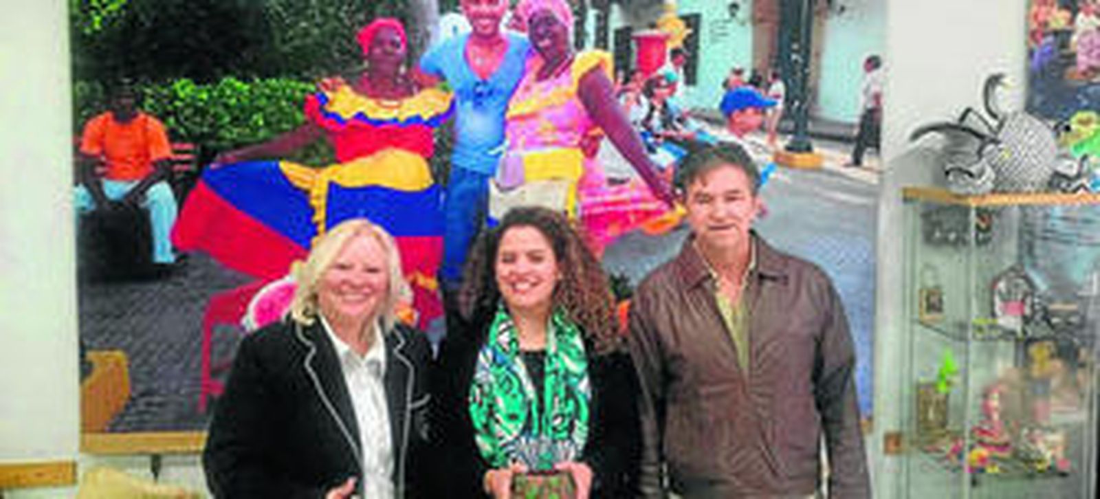 Yaddy González, Laura Arango y Roberto Henao.