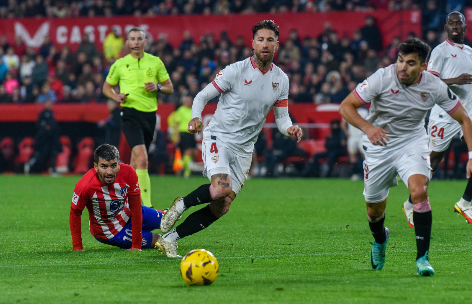Las imágenes del Sevilla FC - Atlético de Madrid