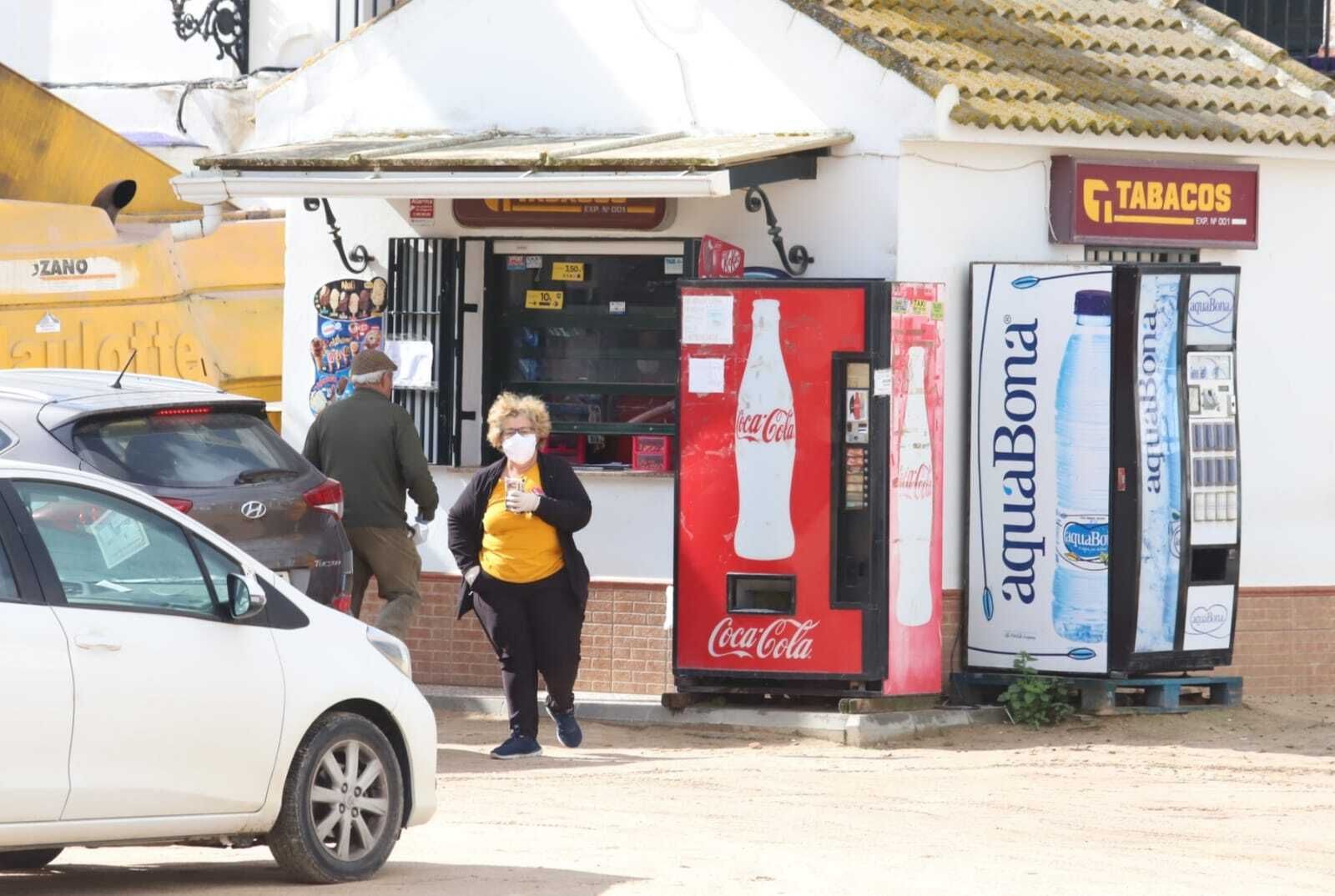 Imágenes del Rocío desierto.