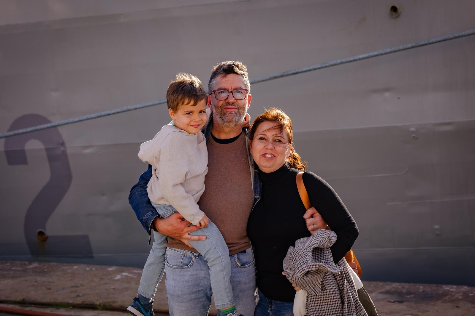 Imágenes del patrullero Centinela en el Muelle de Levante