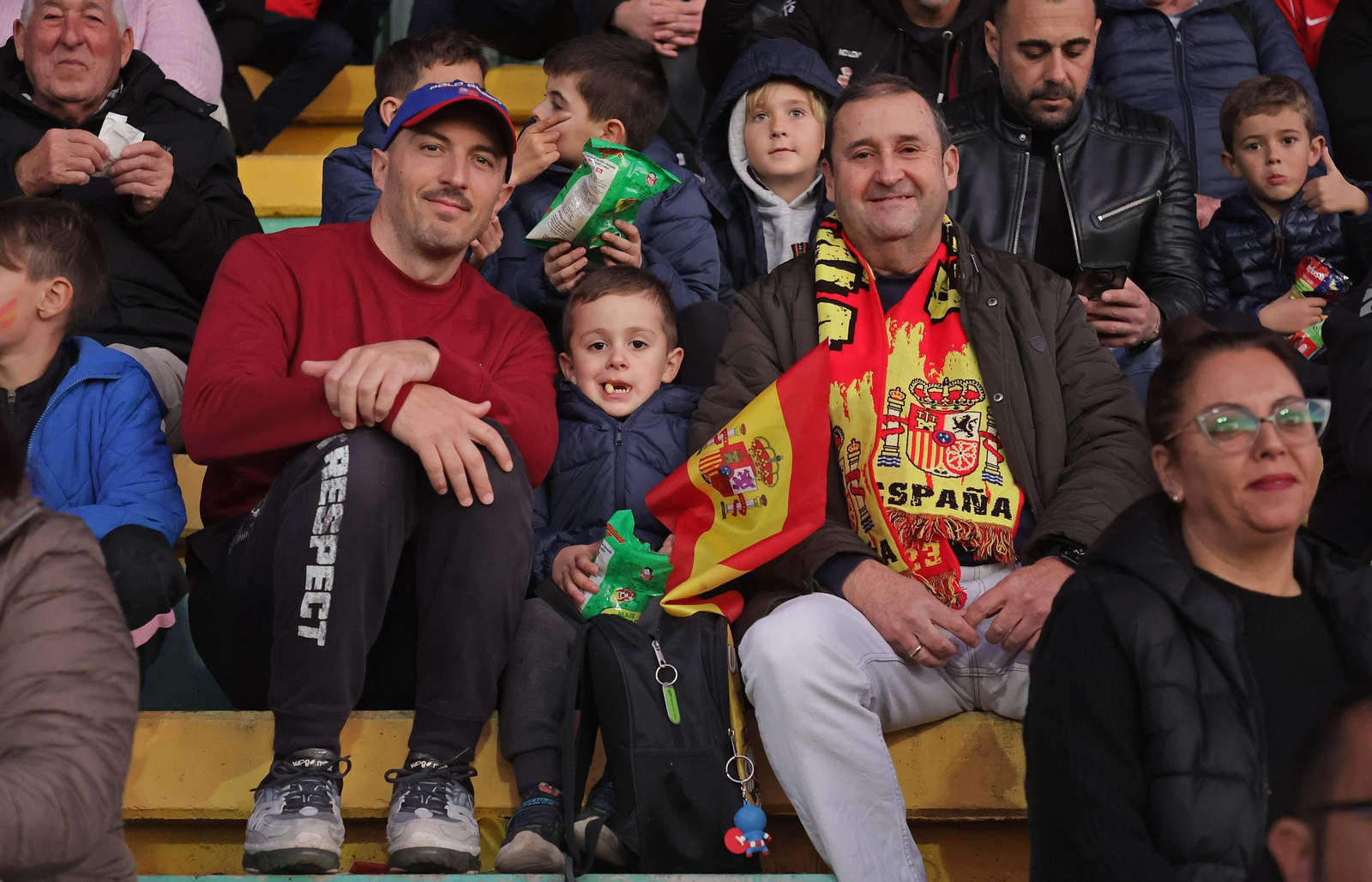 Búscate durante el España - Italia sub-17 celebrado en Los Barrios