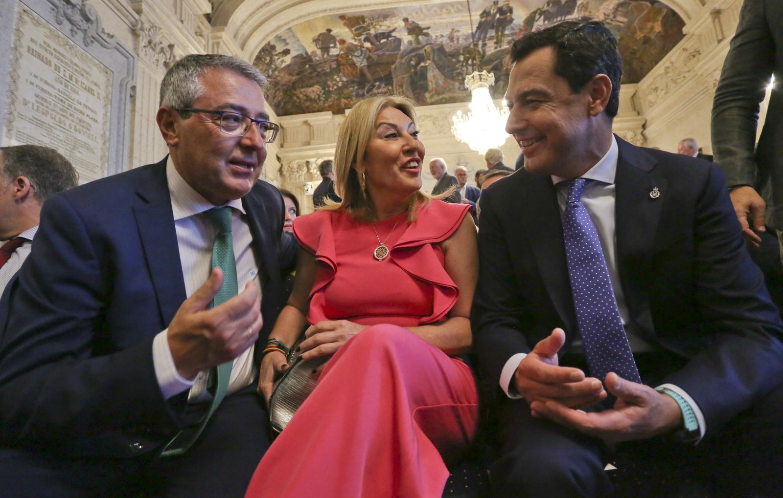 Homenaje a Celia Villalobos en el Ayuntamiento de Málaga (fotos)