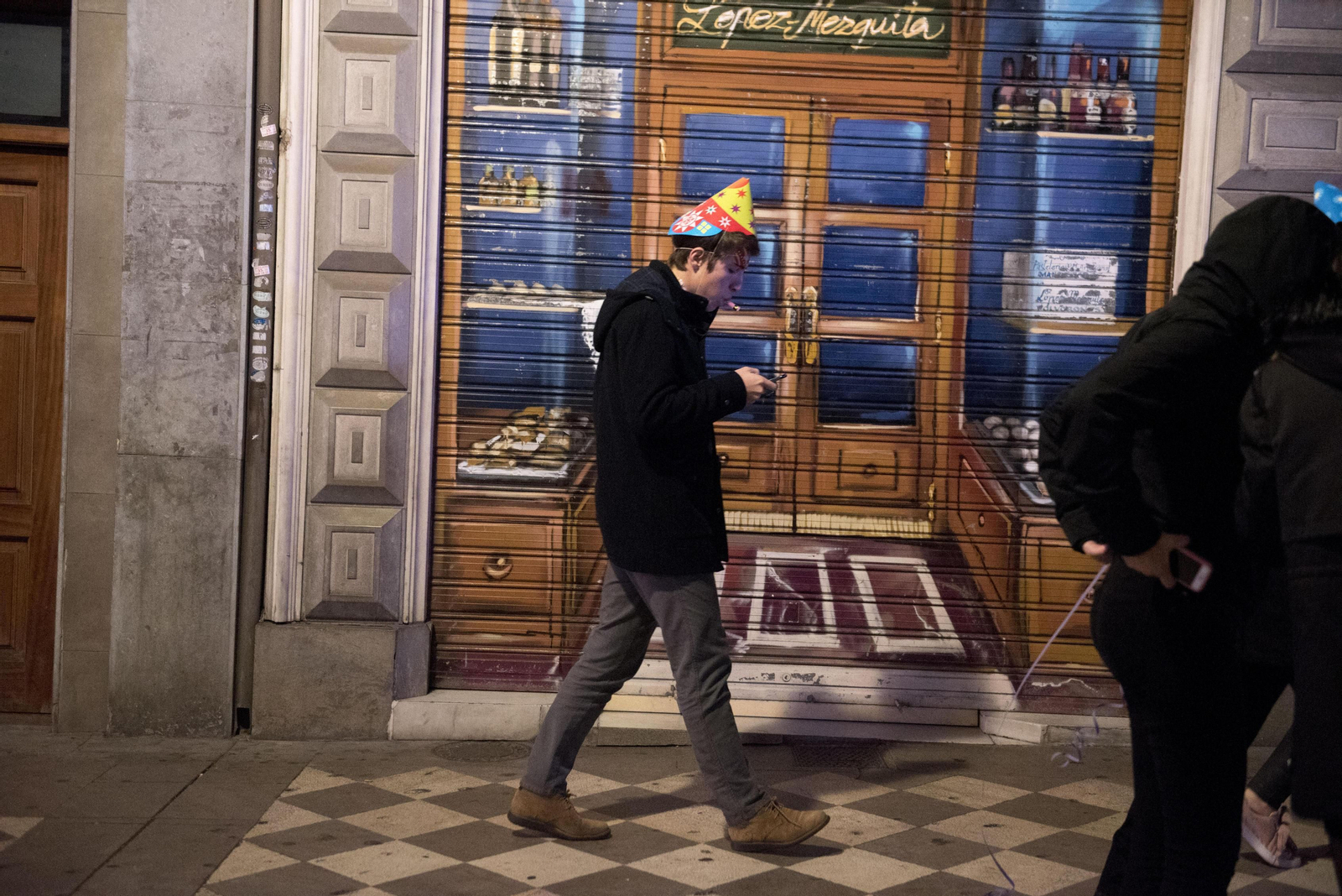 Las imágenes de la Nochevieja en la Plaza del Carmen