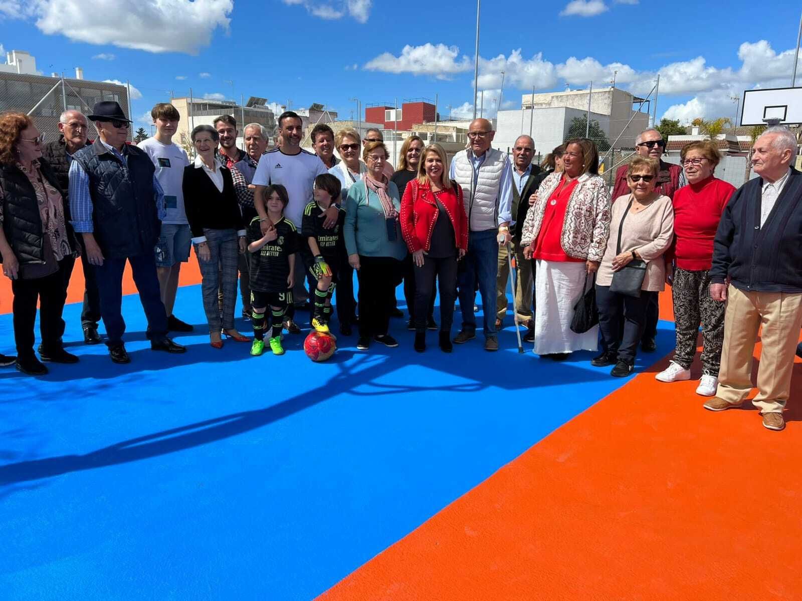 Mamen Sánchez, en su visita a San José Obrero.