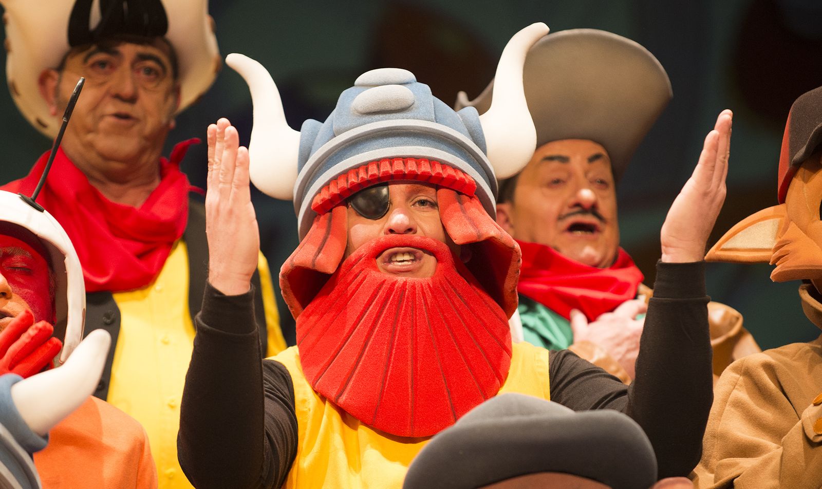 Las imágenes de la sexta función clasificatoria