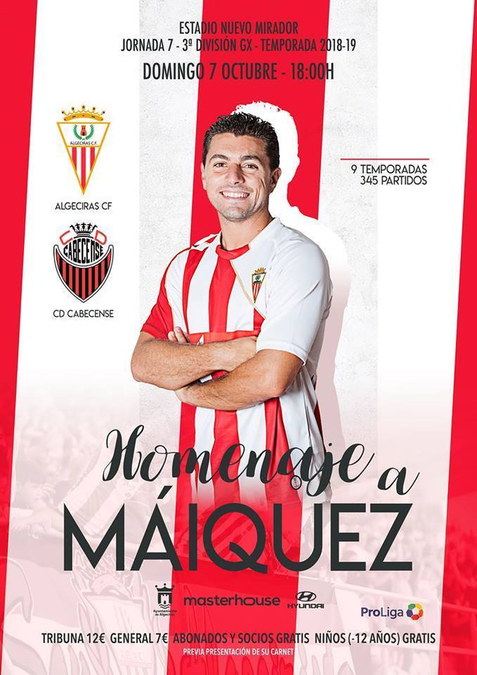 El cartel homenaje a Máiquez.
