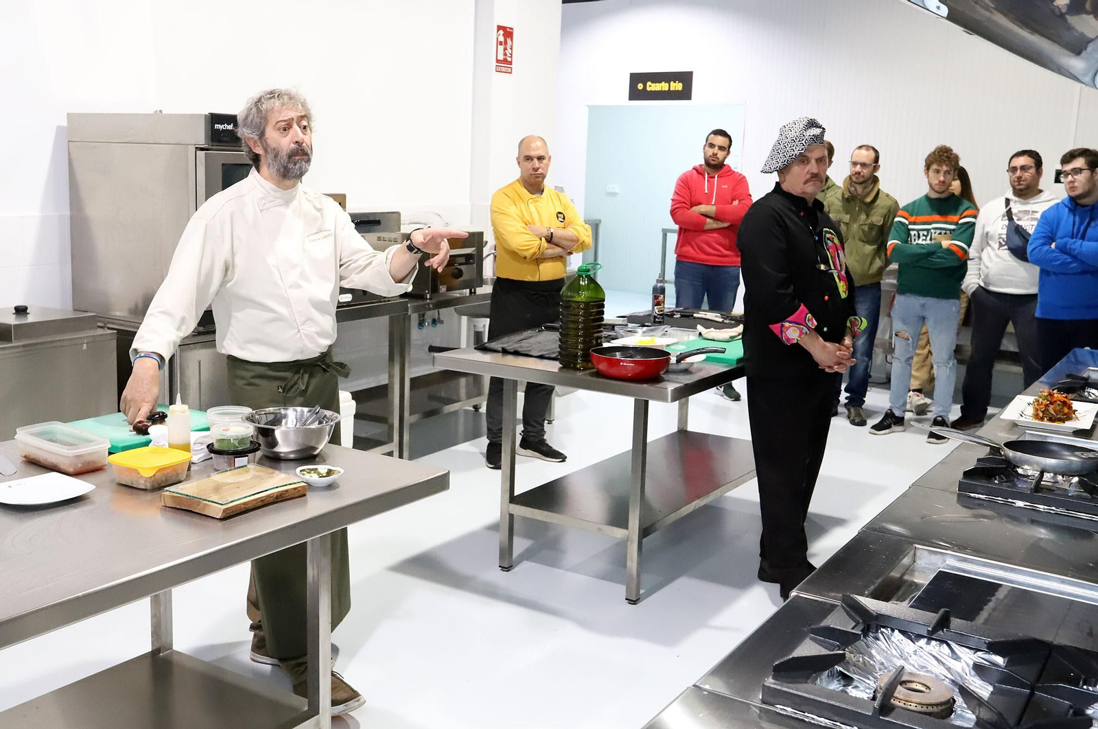 Imágenes del showcooking organizado por Huelva Información e ISG