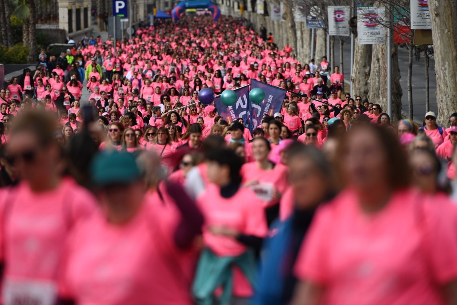 Las imágenes de la Carrera de la Mujer de Málaga