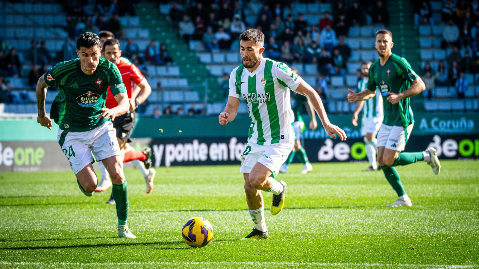 Las mejores fotos del agónico triunfo del Córdoba CF en Ferrol
