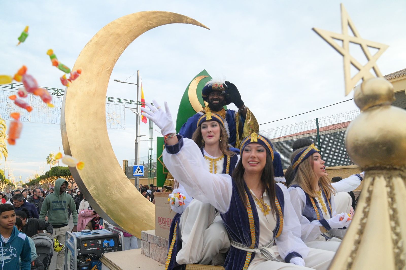 La cabalgata de Reyes de Vera en enero de 2025.