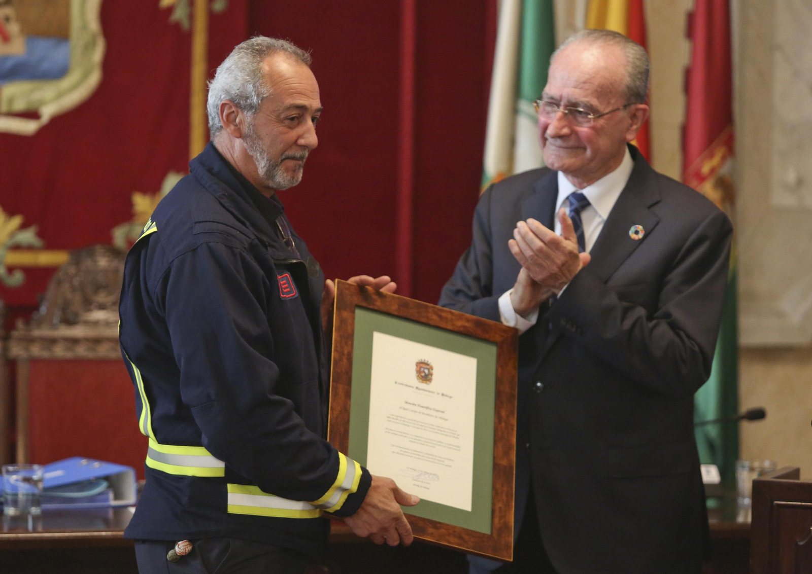 Menciones en el Pleno de Málaga para reconocer al operativo de rescate de Julen