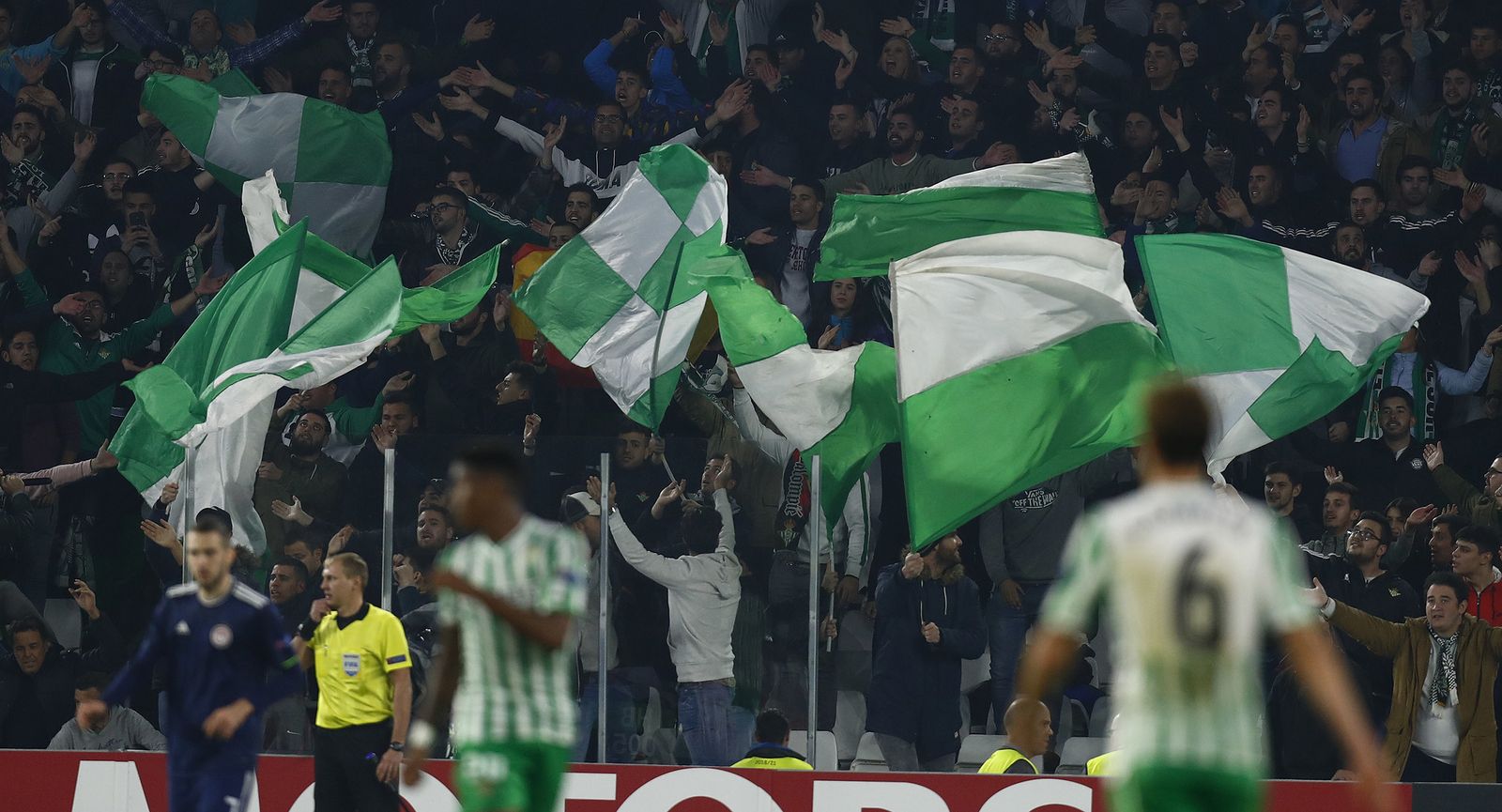 Las imágenes del Betis-Olympiacos