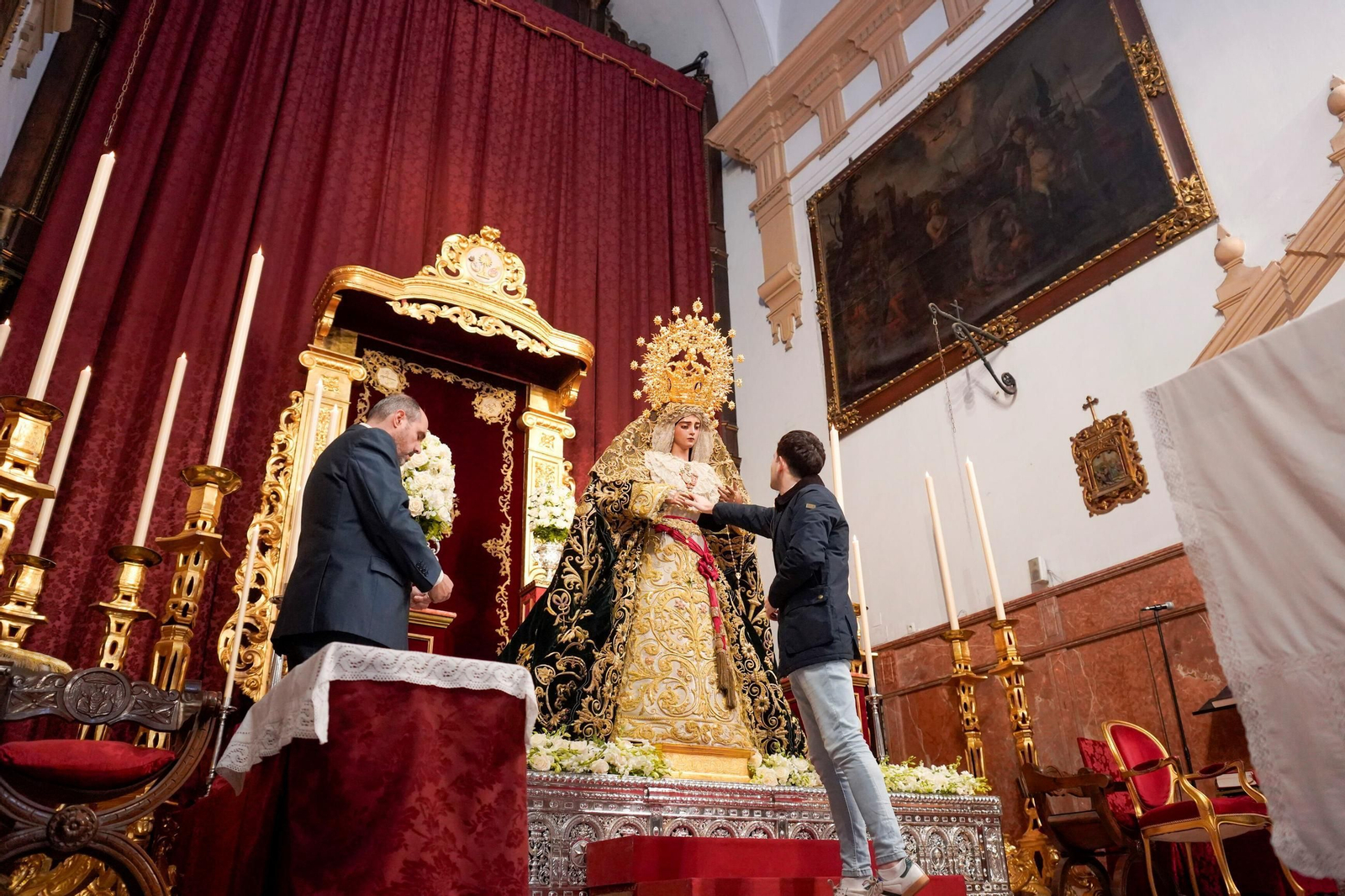 Besamanos de la Virgen de Gracia y Esperanza