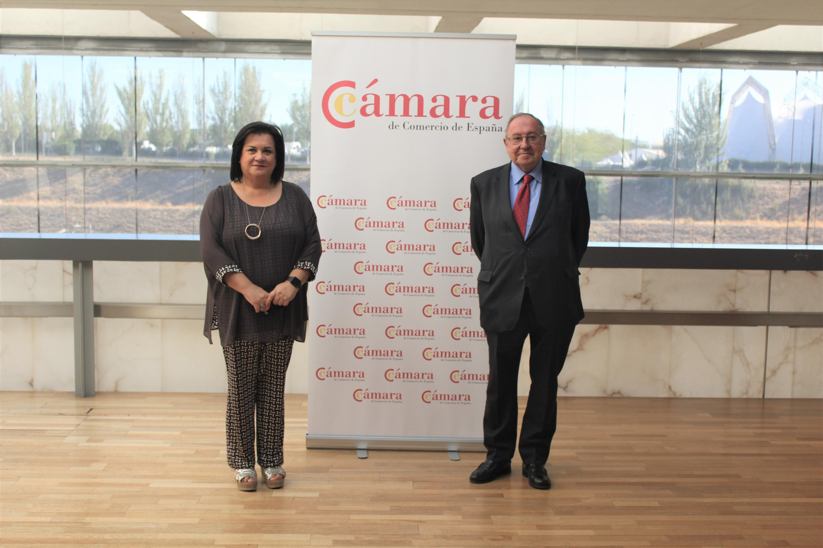 Patro Contreras y José Luis Bonet tras la reunión