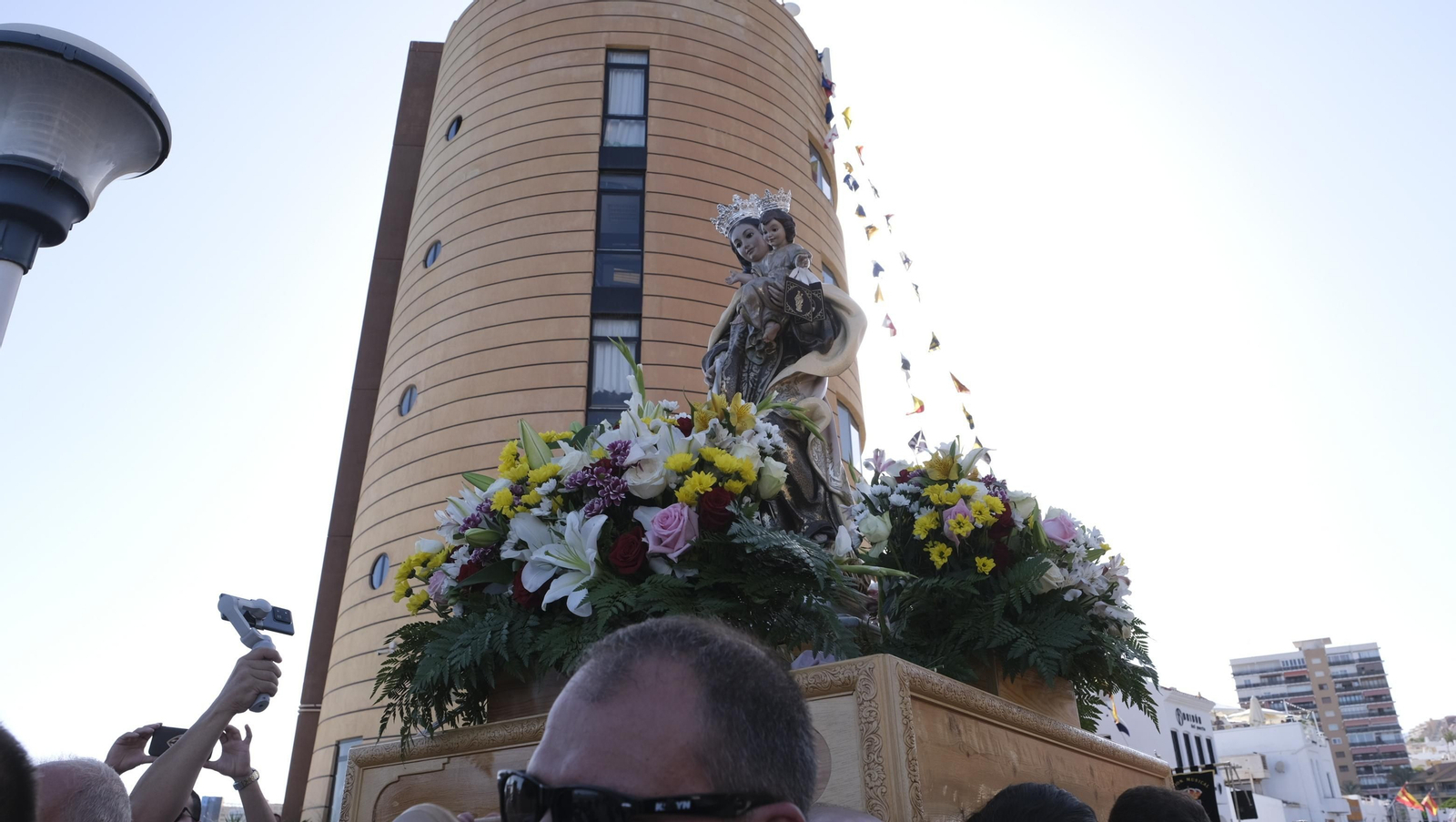 Procesión marinera  de la Virgen del Carmen en Aguadulce