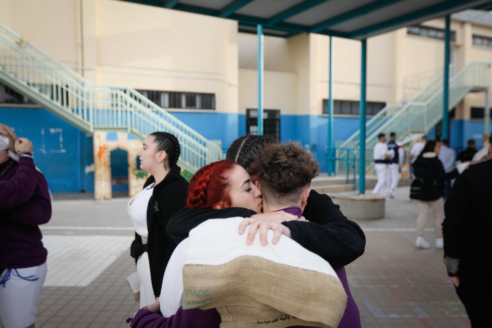 La procesión del Encuentro, en imágenes