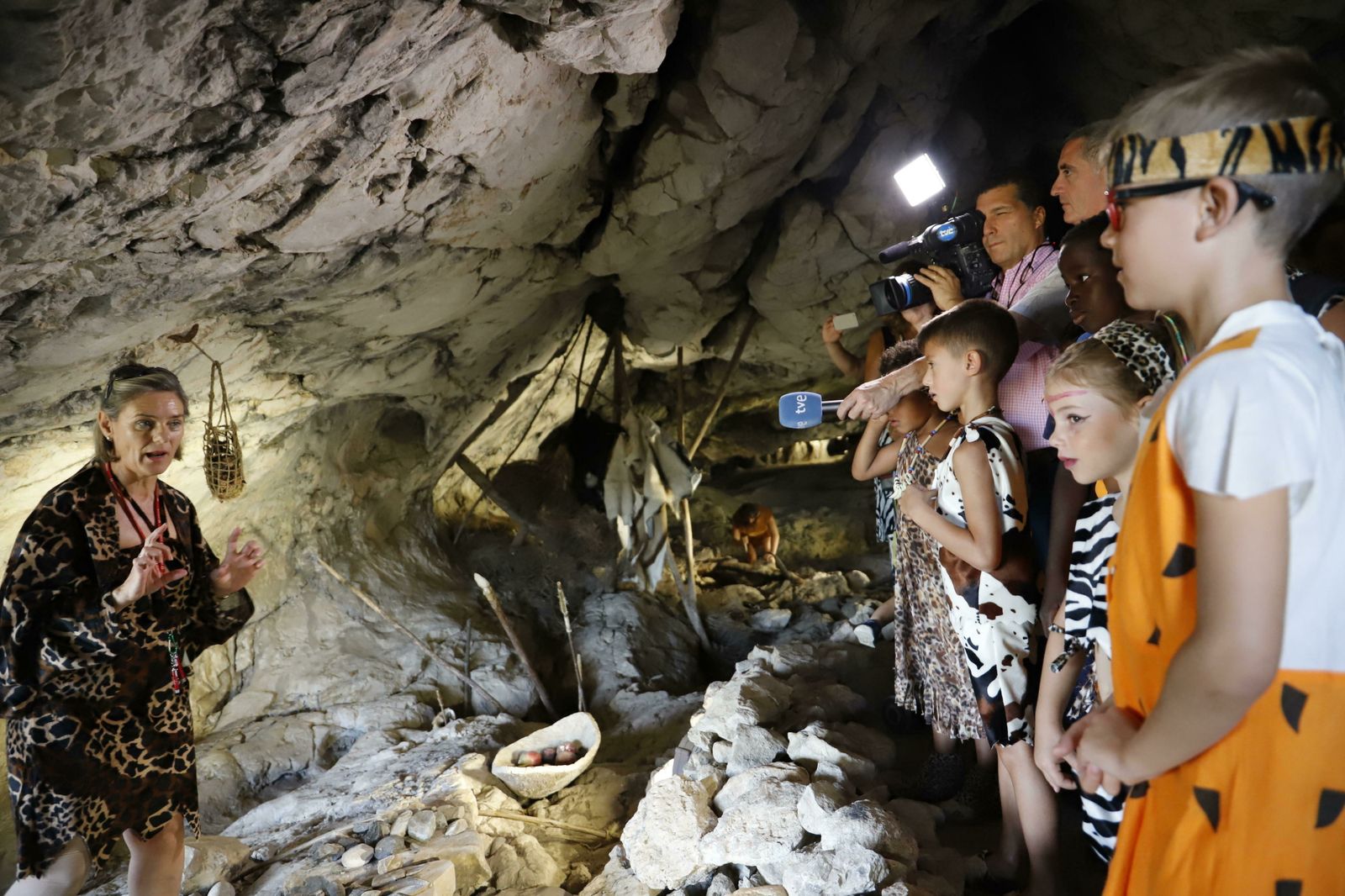 Imágenes de la fiesta troglodita de Píñar