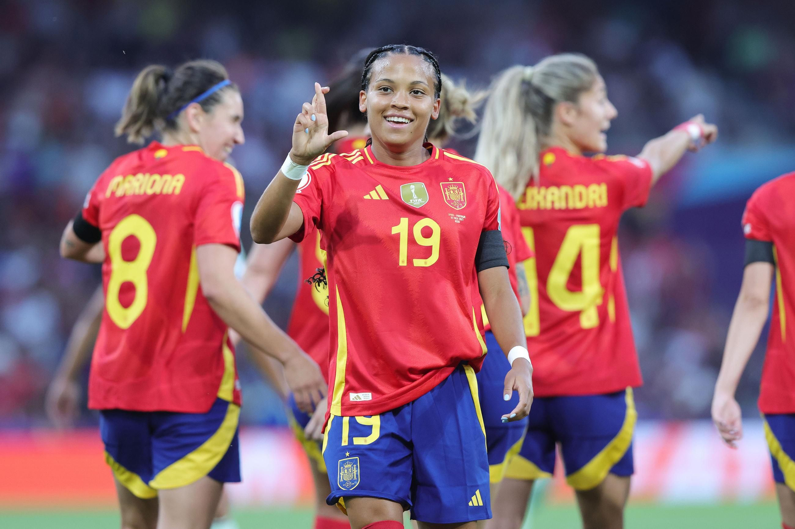 Las fotos del España-Portugal en la Eurocopa femenina