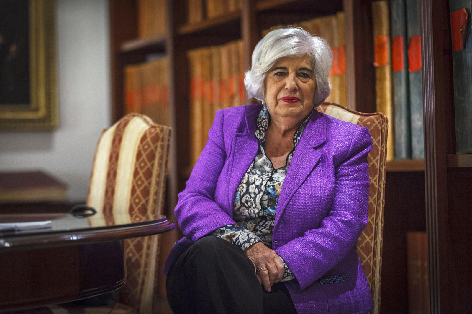 Sauquillo, durante la entrevista.