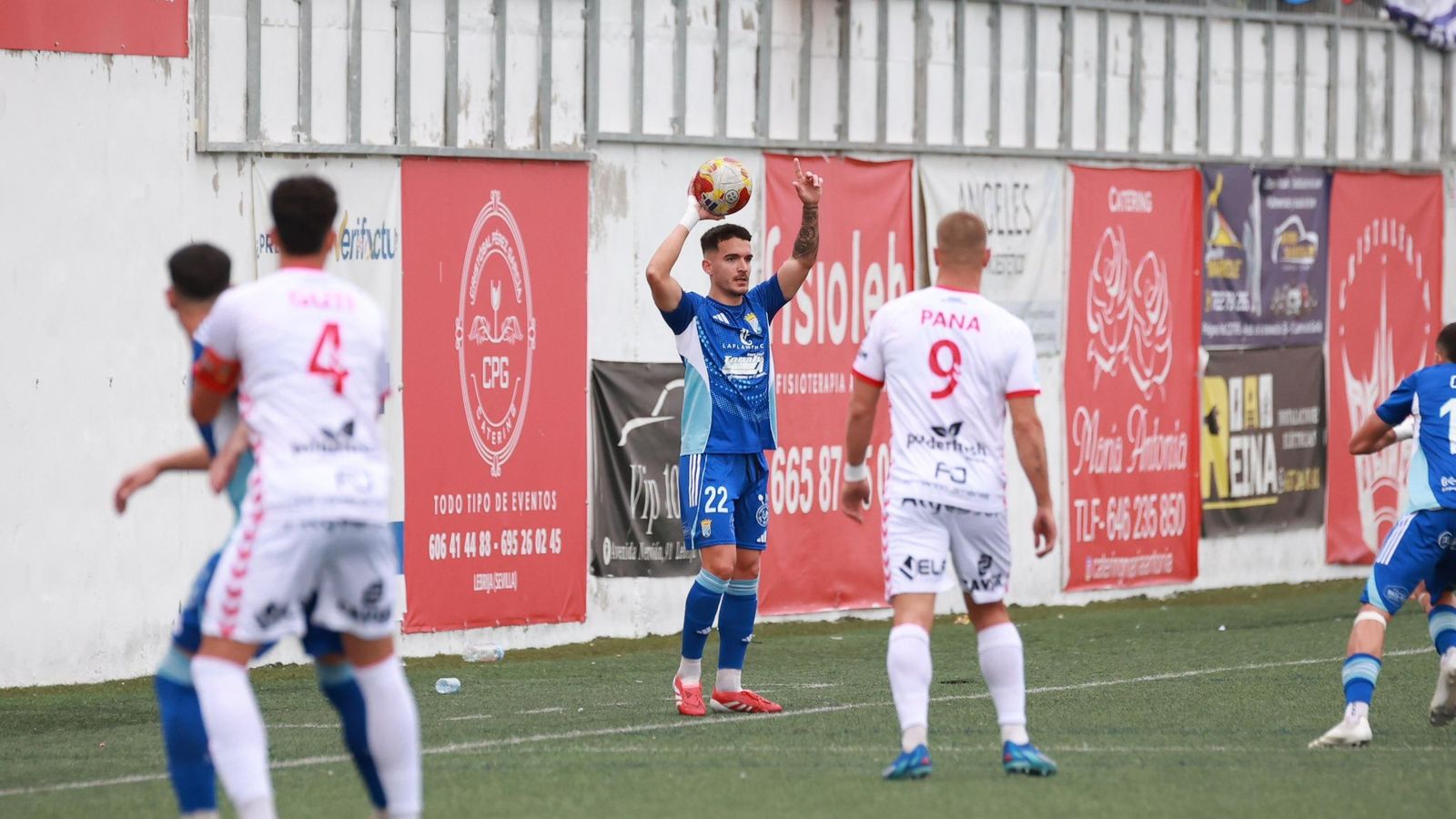 En un saque de banda de Guille Campos llegó el 0-1.