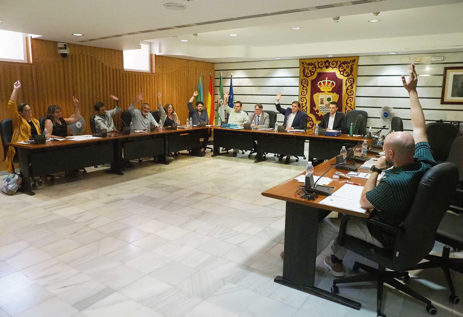 Imagen de un pleno celebrado recientemente en Punta Umbría Imagen de un pleno celebrado recientemente en Punta Umbría