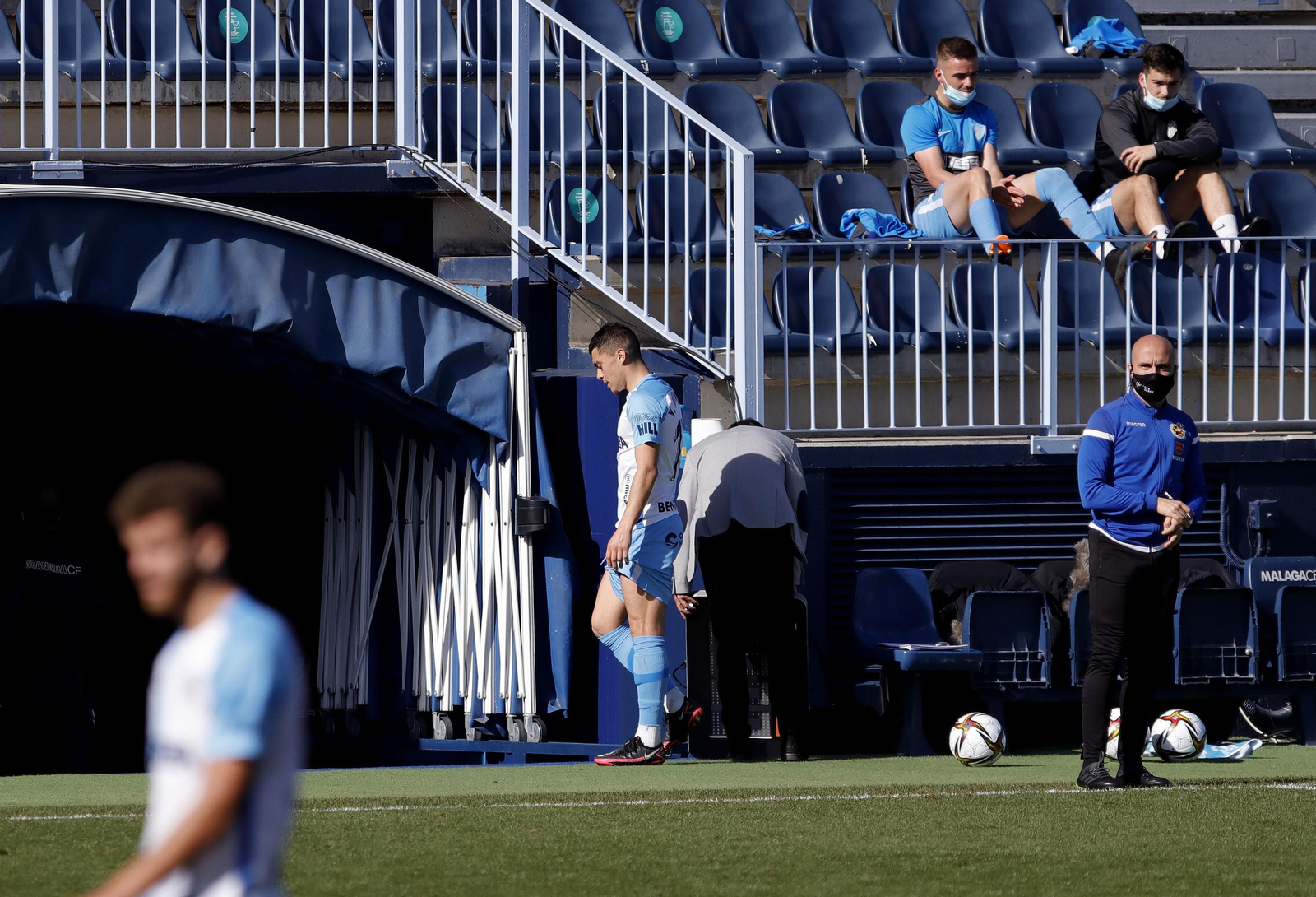 El Málaga CF-Granada, en fotos