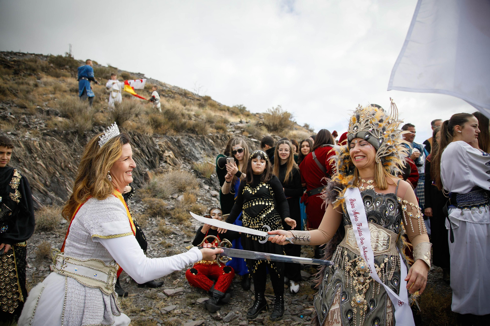 Última guerrilla en Gérgal entre moros y cristianos.