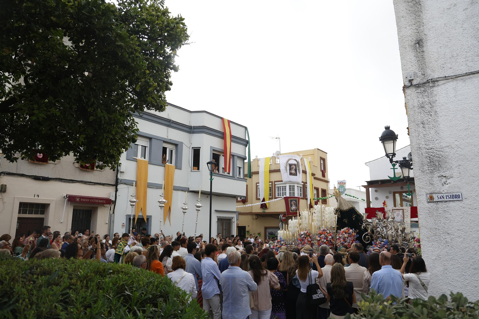 Las fotos de la peregrinación extraordinaria de la Esperanza de Algeciras a la iglesia de la Palma