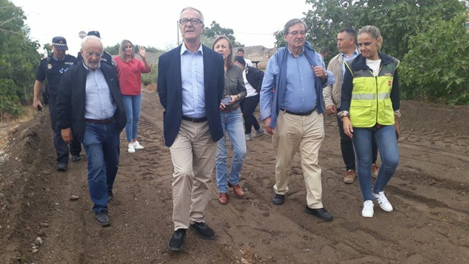 El ministro de Cultura en funciones durante su recorrido del viernes por el Levante