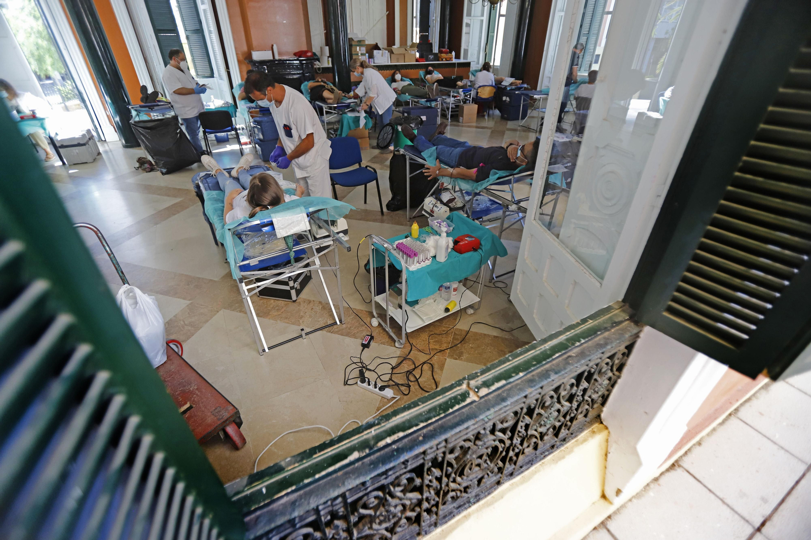 Macrocolecta de sangre en la Casa Colón