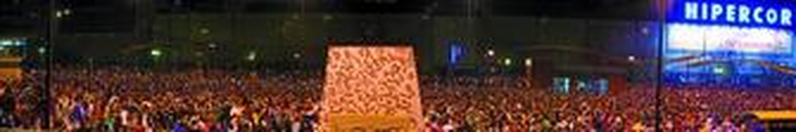 El lugar habilitado junto al centro comercial Hipercor acogió a los 15.000 jóvenes sin llegar a desbordarse.