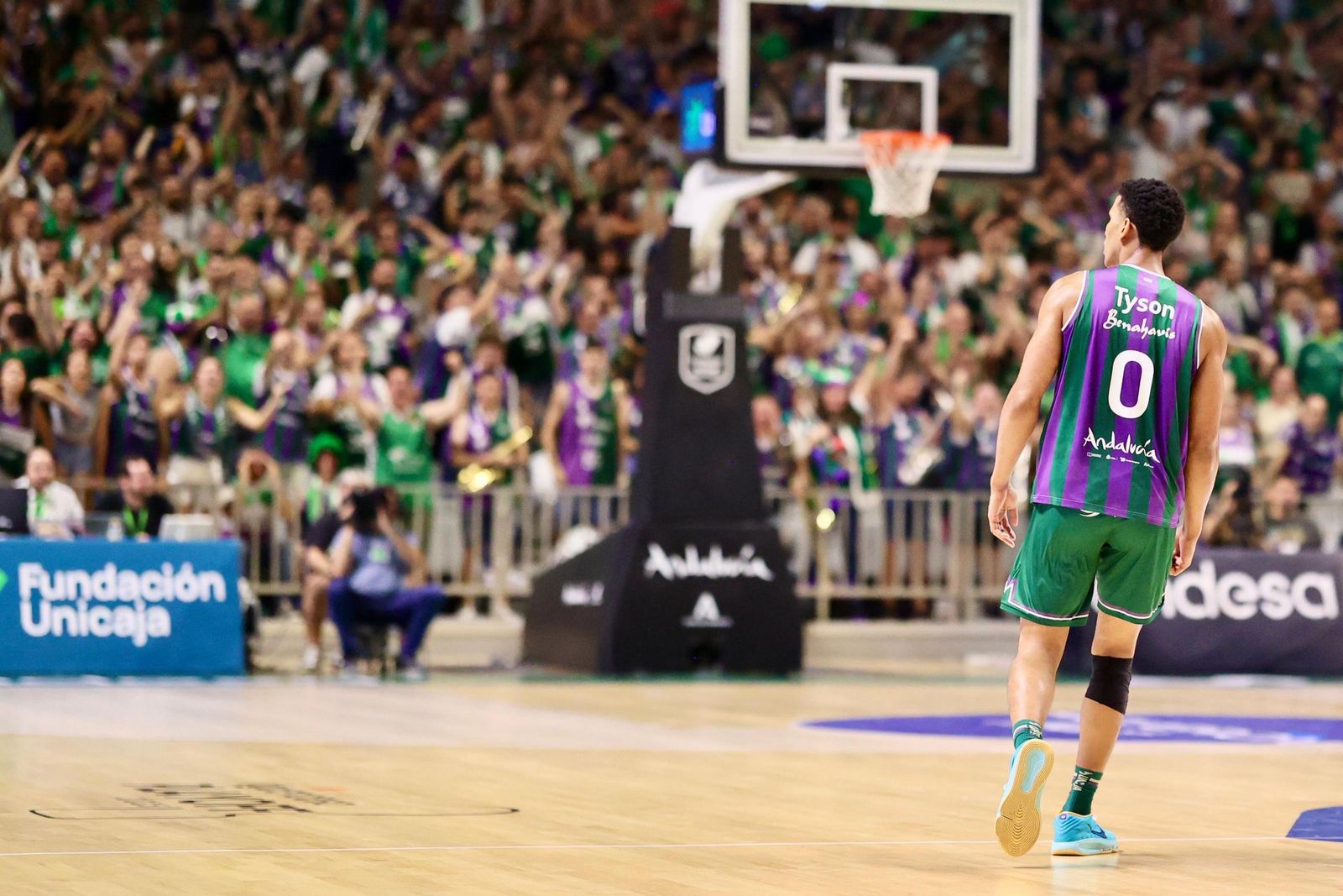 Tyson Pérez, durante el partido