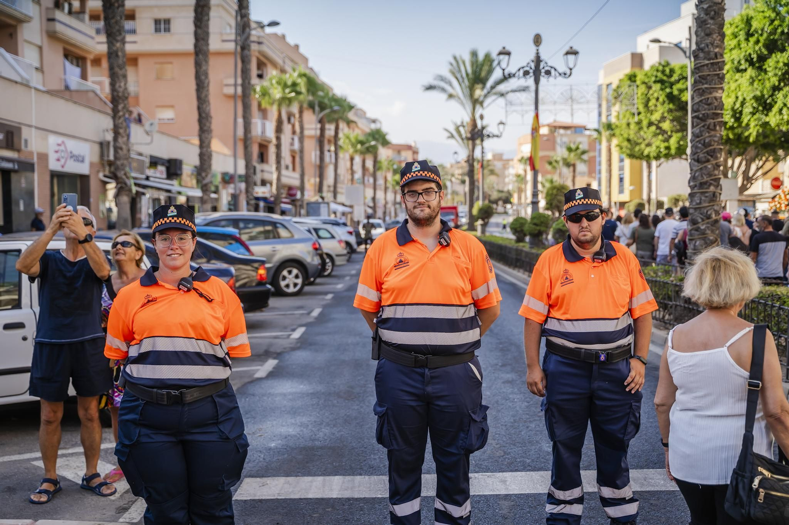 La procesión de la Virgen del Carmen y Santa Ana pone el broche final a las fiestas del Puerto de Roquetas