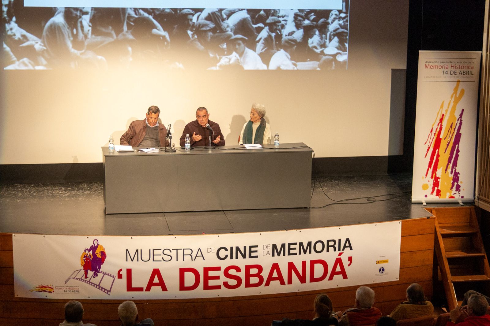 Durante la presentación del libro