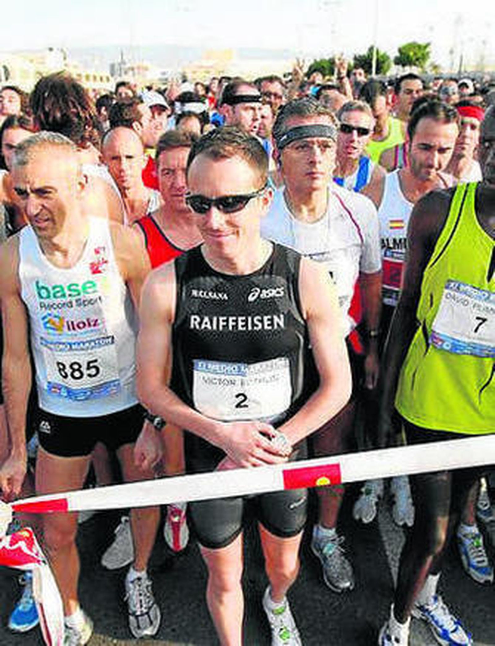 Participantes en la media maratón.