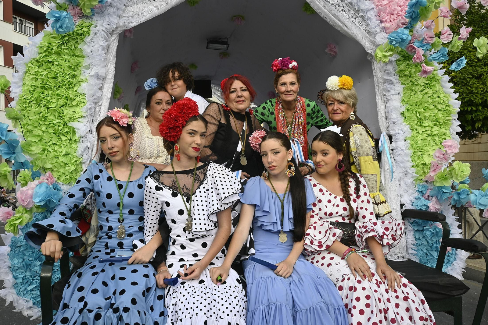 Todos los rocieros de la comitiva de la Hermandad de Huelva, en imágenes