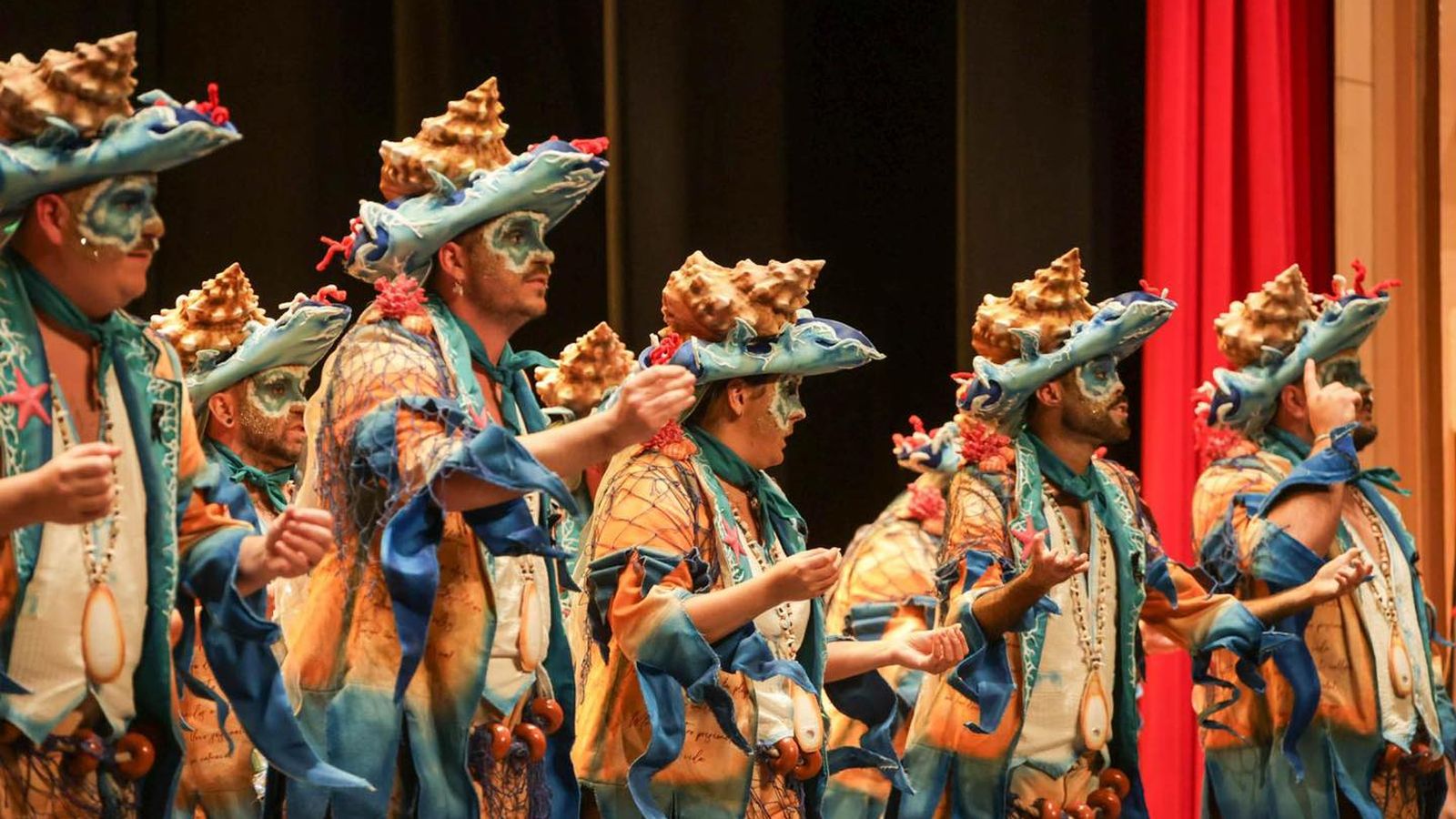 Comparsa 'Los que escriben en la arena'