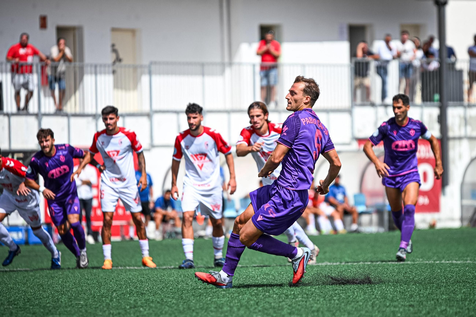 Pablo García anotó el 2-2 desde el punto de penalti.
