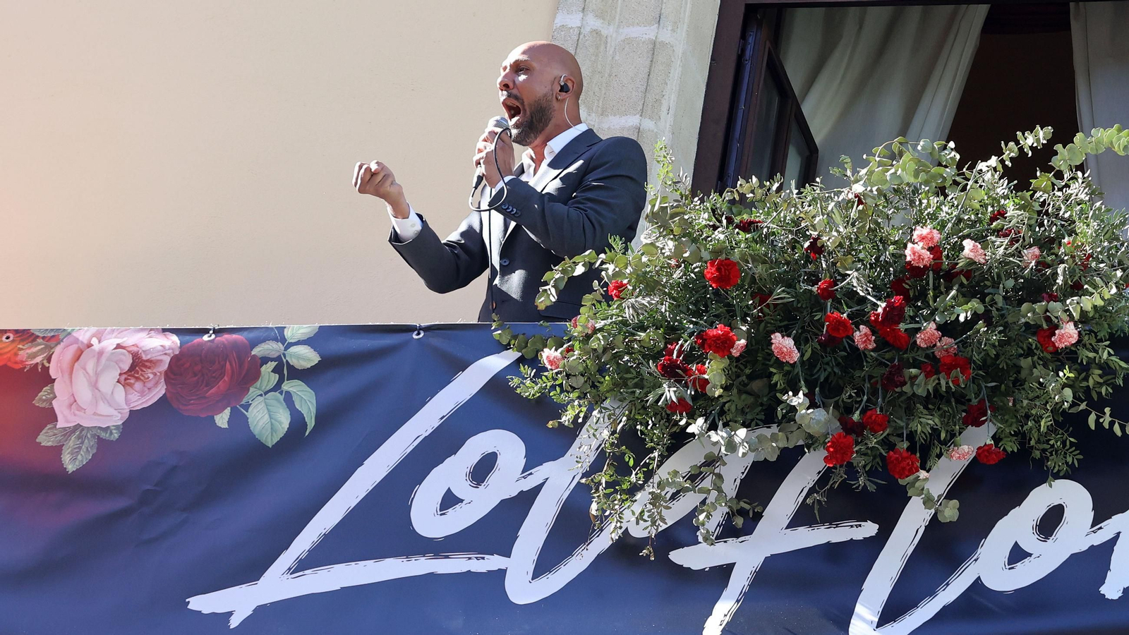 Imágenes de los balcones de Lola Flores en Jerez