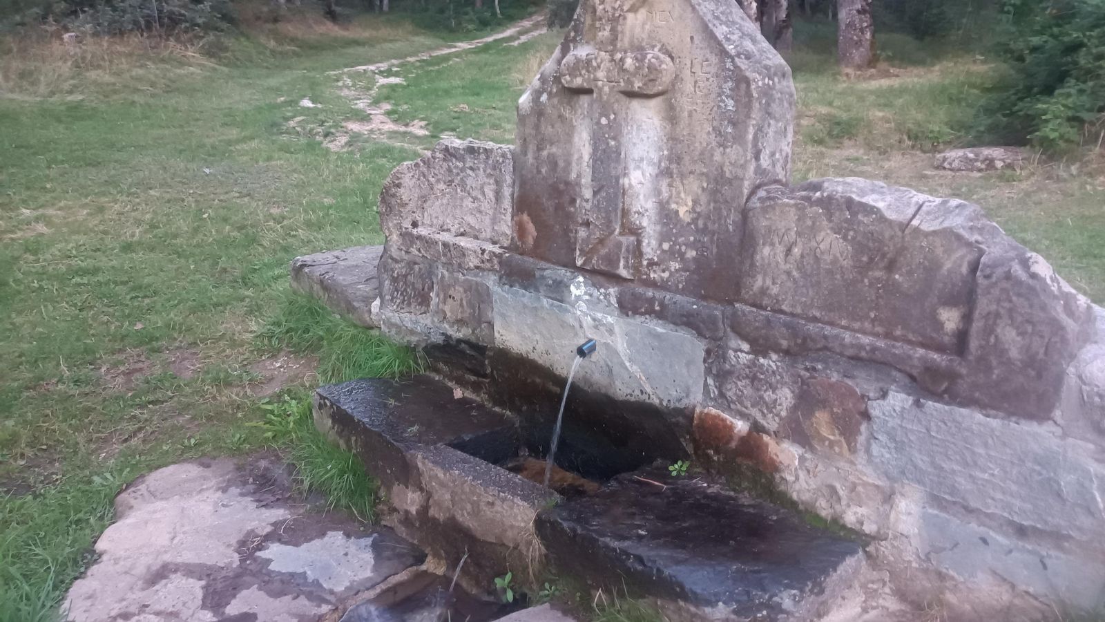 La Fuente del Peregrino, a la salida de Guardo.